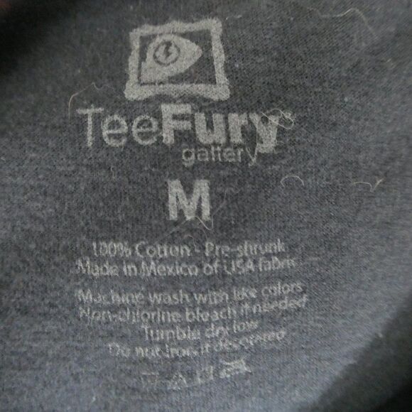 Teefury Tinker Bell Disney Graphic T Shirt Navy M - Picture 3 of 7